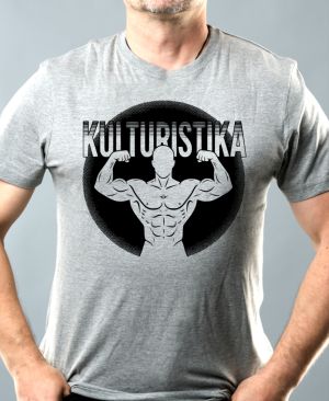 Shadow kulturistika, černý potisk