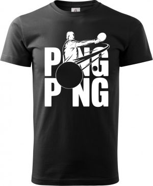 Shadow ping-pong, bílý potisk
