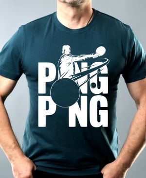 Shadow ping-pong, bílý potisk