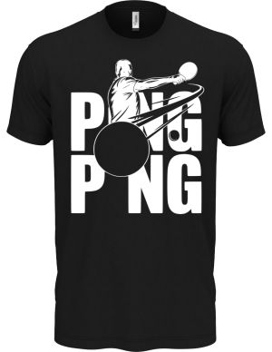 Shadow ping-pong, bílý potisk
