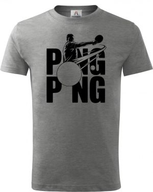 Shadow ping-pong, černý potisk