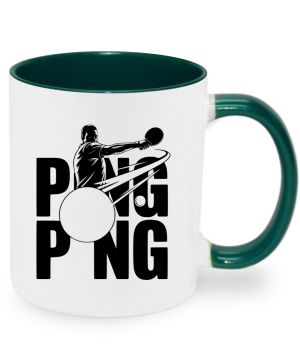 Shadow ping-pong, černý potisk