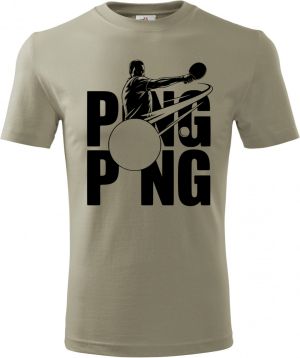 Shadow ping-pong, černý potisk