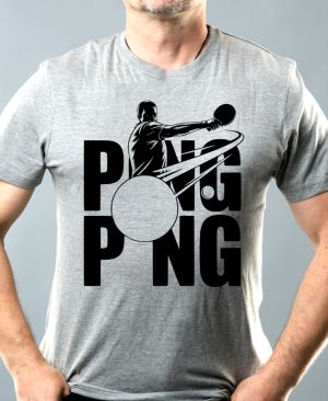 Shadow ping-pong, černý potisk