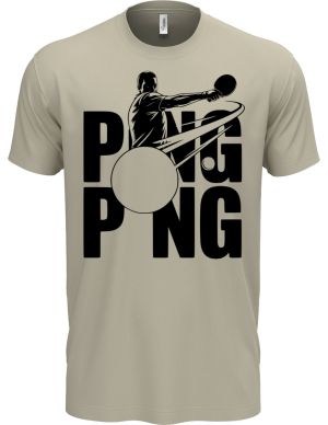 Shadow ping-pong, černý potisk