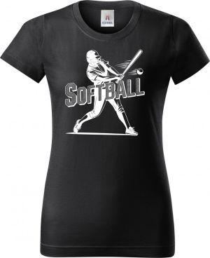 Shadow softball, bílý potisk