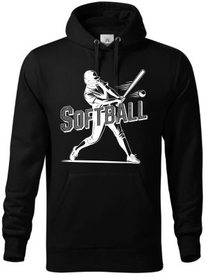 Shadow softball, bílý potisk