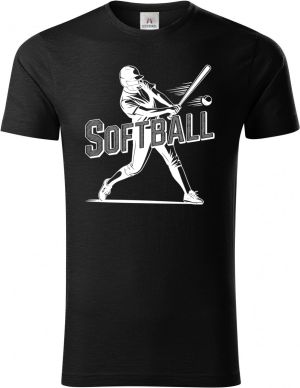 Shadow softball, bílý potisk