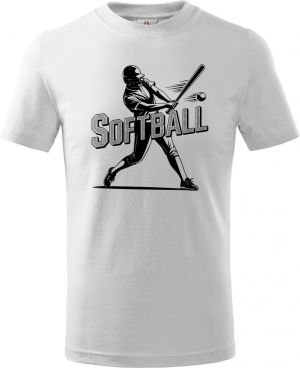 Shadow softball, černý potisk