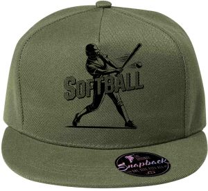 Shadow softball, černý potisk