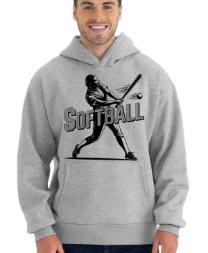 Shadow softball, černý potisk