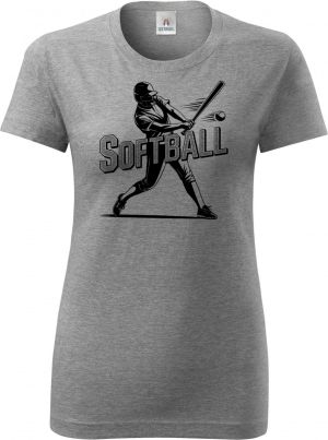 Shadow softball, černý potisk