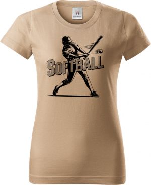 Shadow softball, černý potisk