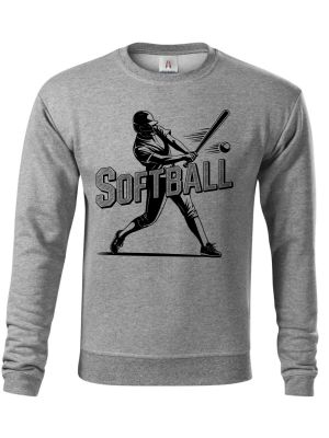 Shadow softball, černý potisk