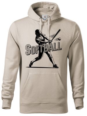 Shadow softball, černý potisk