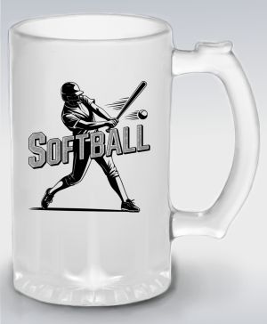 Shadow softball, černý potisk