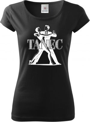 Shadow tanec, bílý potisk