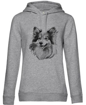 Sheltie, černý tisk