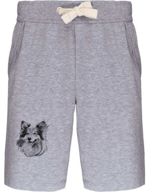 Sheltie, černý tisk