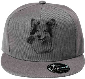 Sheltie, černý tisk
