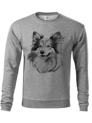 Sheltie, černý tisk