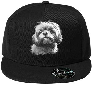 Shih-tzu, bílý tisk