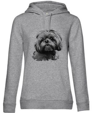 Shih-tzu, černý tisk