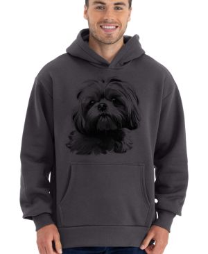 Shih-tzu, černý tisk