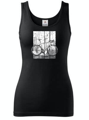 Silniční kolo mozaika, bílý potisk