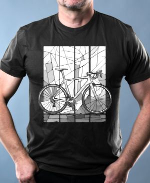 Silniční kolo mozaika, bílý potisk