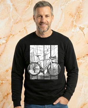 Silniční kolo mozaika, bílý potisk