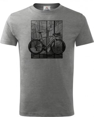 Silniční kolo mozaika, černý potisk