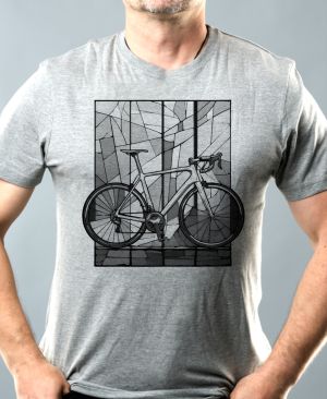 Silniční kolo mozaika, černý potisk