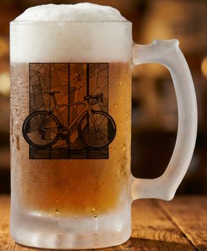 Silniční kolo mozaika, černý potisk