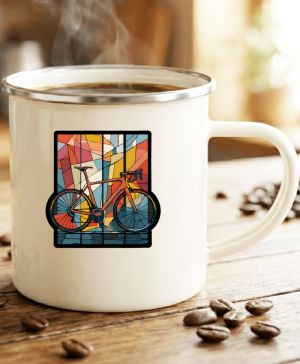 Silniční kolo mozaika