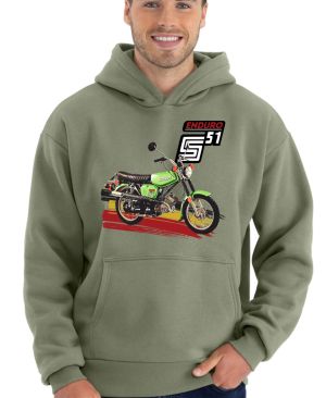 Simson S51 - Enduro, zelený V1