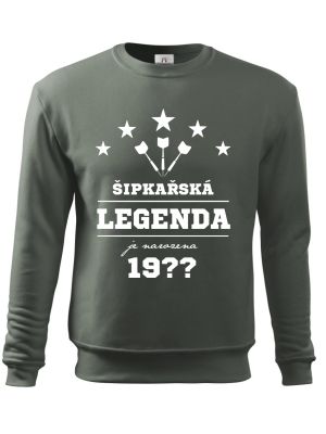 Šipkařská legenda je narozena (doplňte rok narození). Bílý tisk