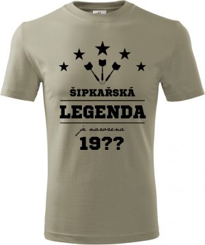 Šipkařská legenda je narozena (doplňte rok narození). Černý tisk