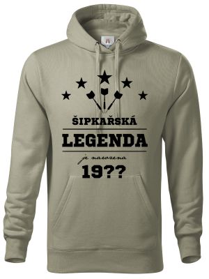 Šipkařská legenda je narozena (doplňte rok narození). Černý tisk