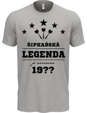 Šipkařská legenda je narozena (doplňte rok narození). Černý tisk