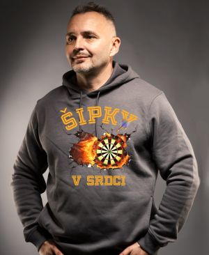 Šipky v srdci. Žlutý text