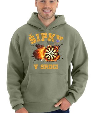 Šipky v srdci. Žlutý text