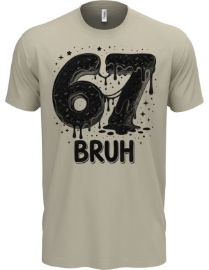 Six Seven, Bruh, černý tisk