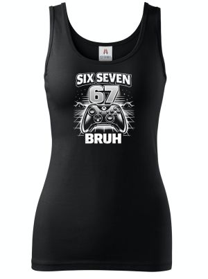 Six seven bruh gaming, V1, bílý tisk
