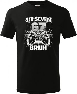 Six seven bruh gaming, V1, bílý tisk