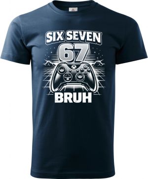Six seven bruh gaming, V1, bílý tisk