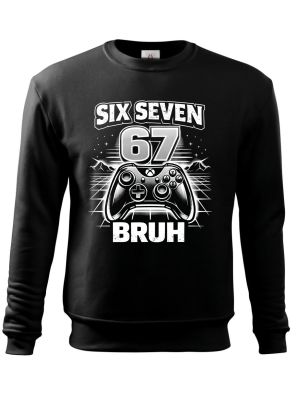 Six seven bruh gaming, V1, bílý tisk