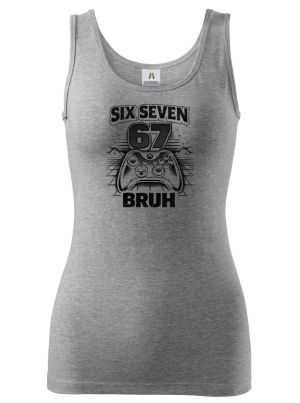Six seven bruh gaming, V1, černý tisk