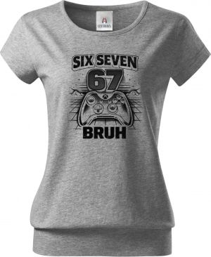 Six seven bruh gaming, V1, černý tisk