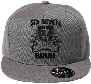 Six seven bruh gaming, V1, černý tisk